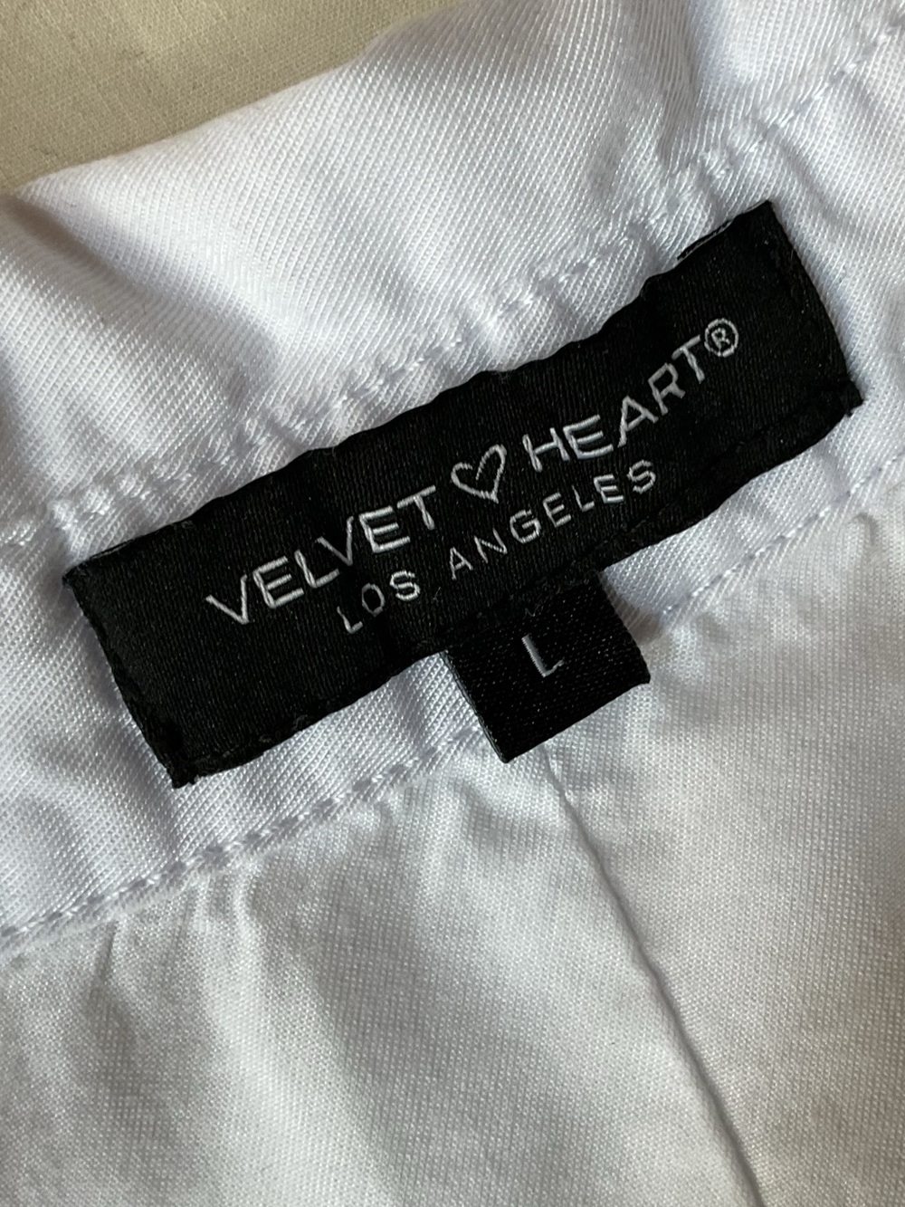 Velvet heart RILEY OPTIC WHITE SHIRT, L - Picture 7 of 7